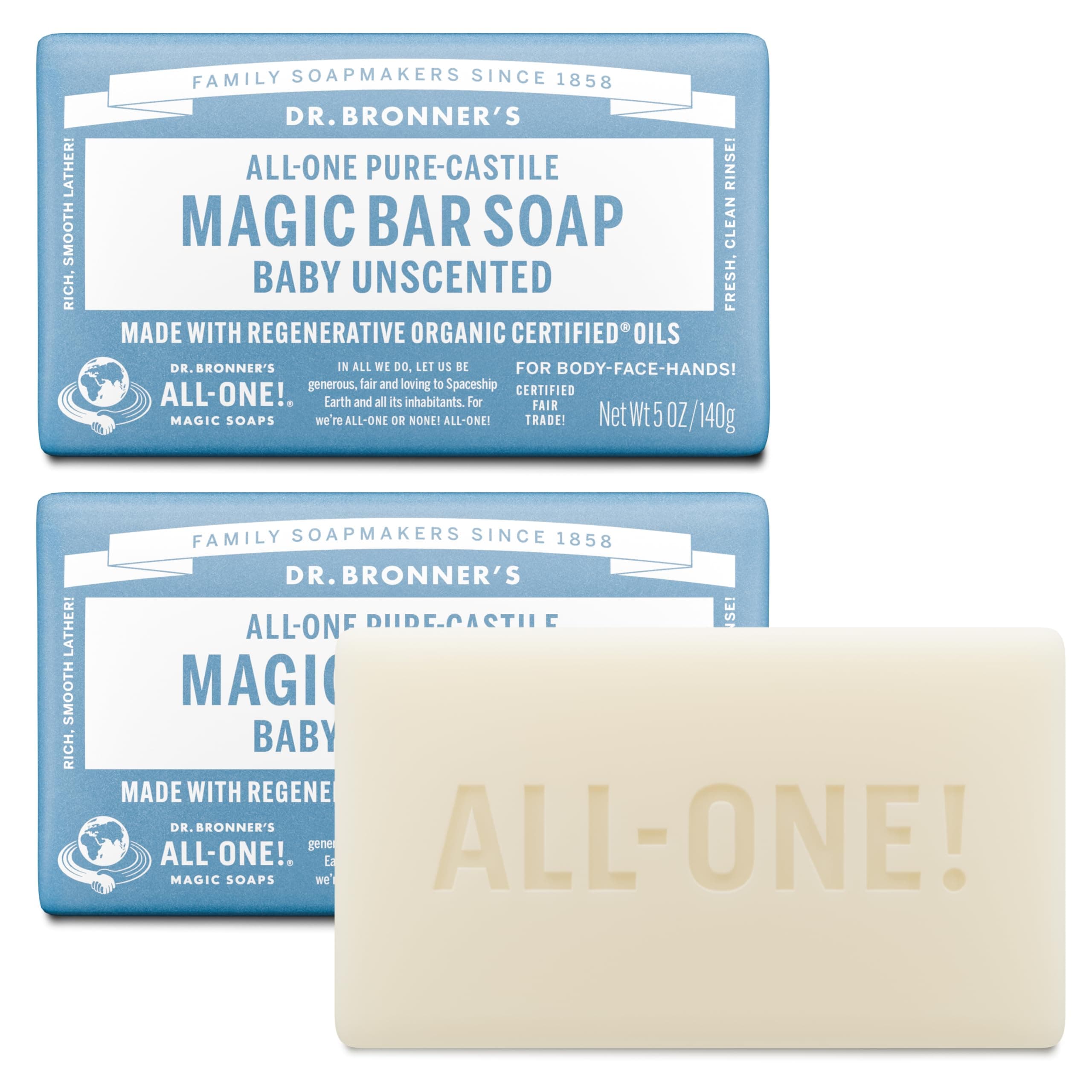 Dr. Bronner's Pure-Castile Bar Soap