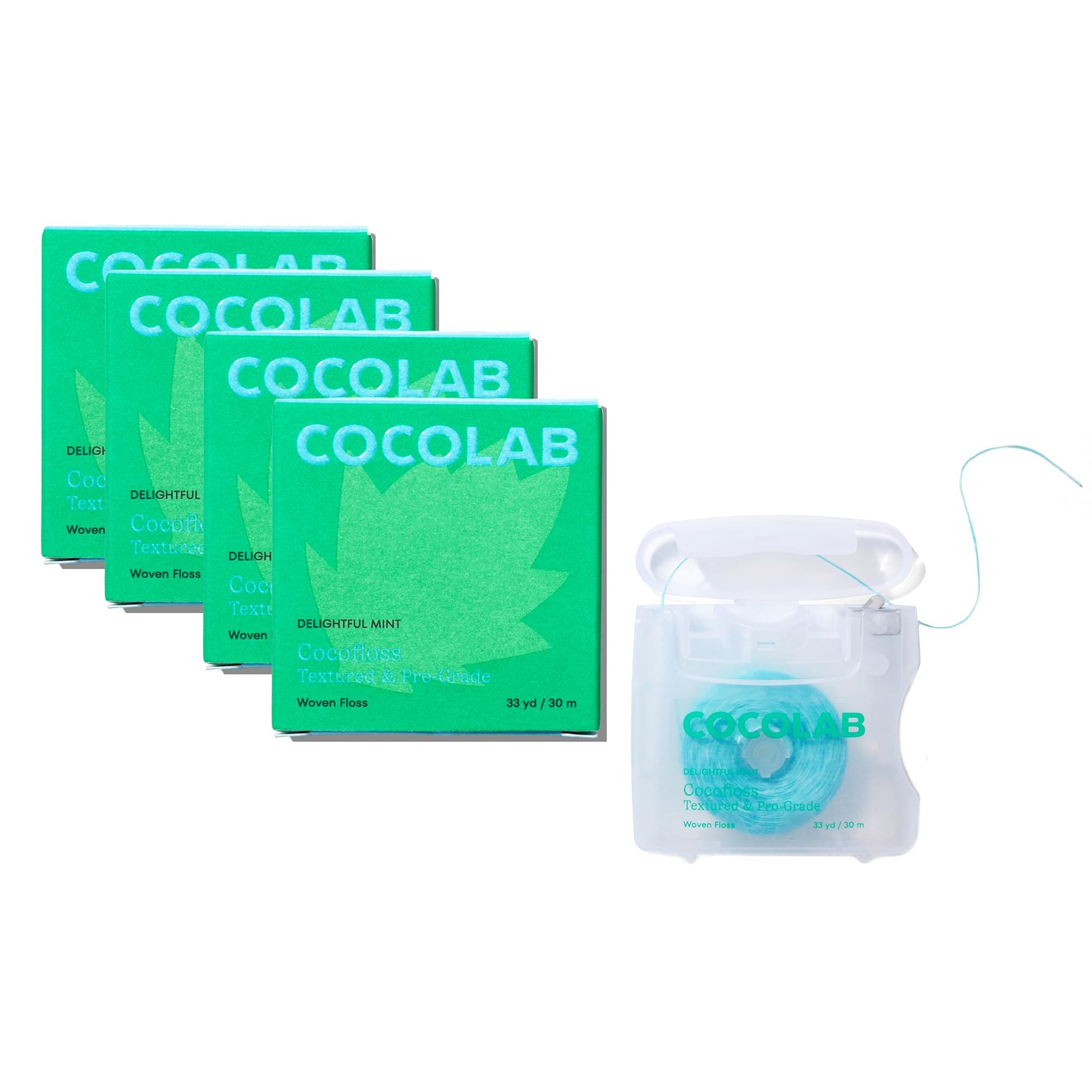 Cocofloss Expanding Woven Dental Floss
