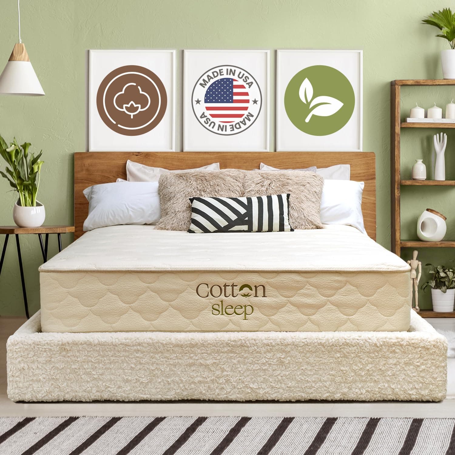 COTTON SLEEP All Natural 11" Mattress