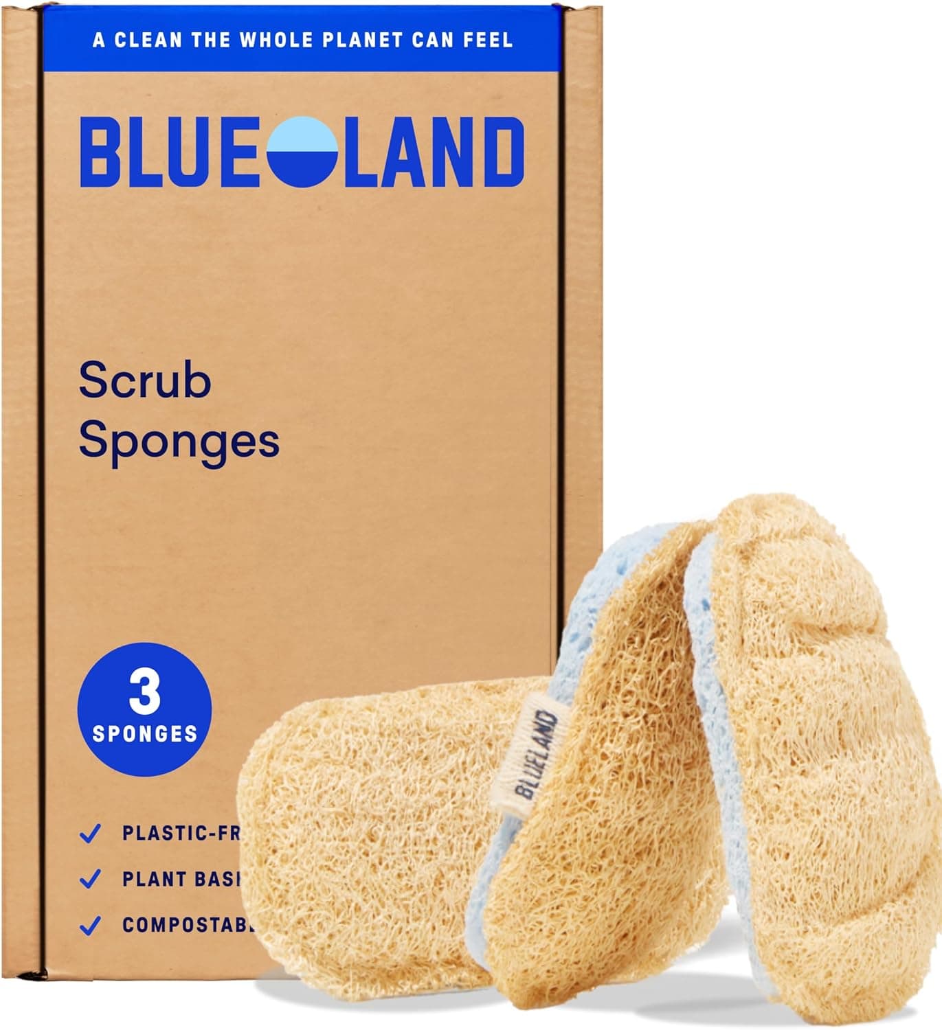 Blueland Plastic-Free Scrub Sponge