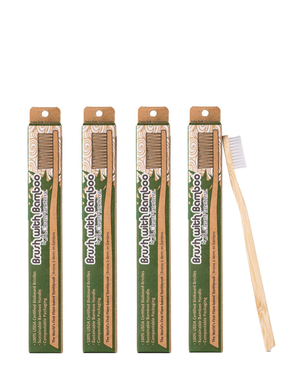 Brush with Bamboo toothbrush
