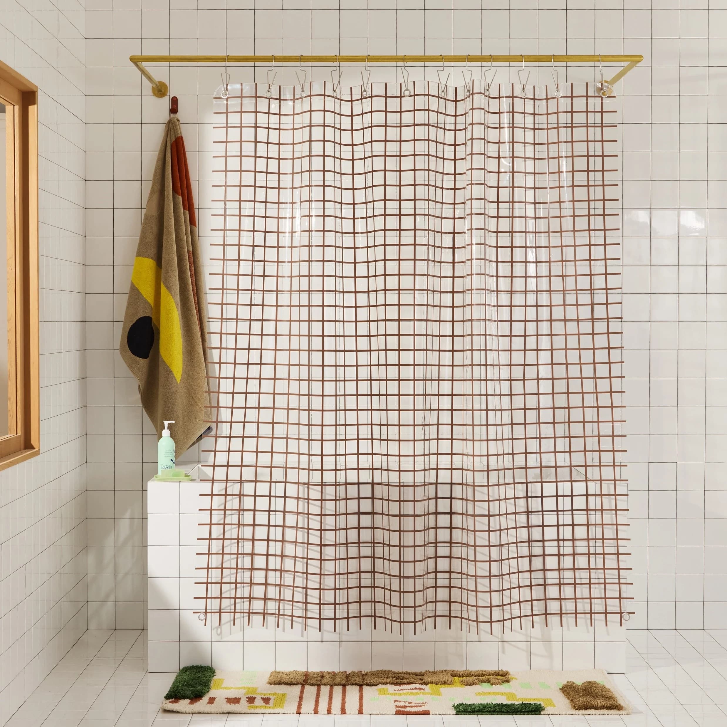 Quiet Town Sun Shower curtain