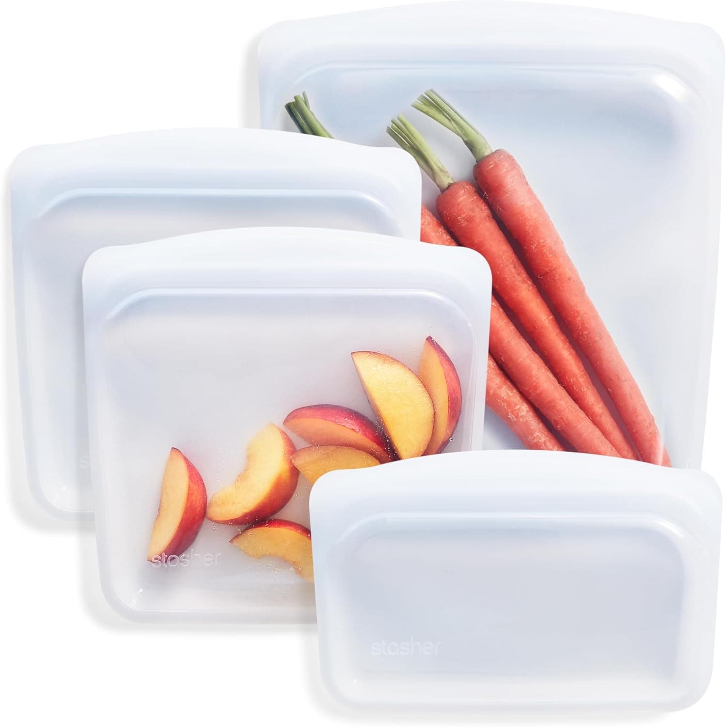 Stasher reusable food bags 4-pack